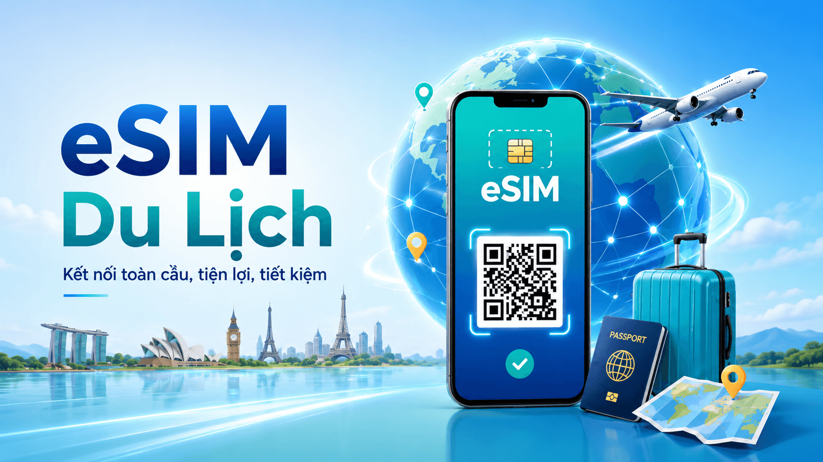 eSIM Du Lịch: Giải Pháp Kết Nối Toàn Cầu Tiện Lợi và Tiết Kiệm Cho Mọi Chuyến Đi