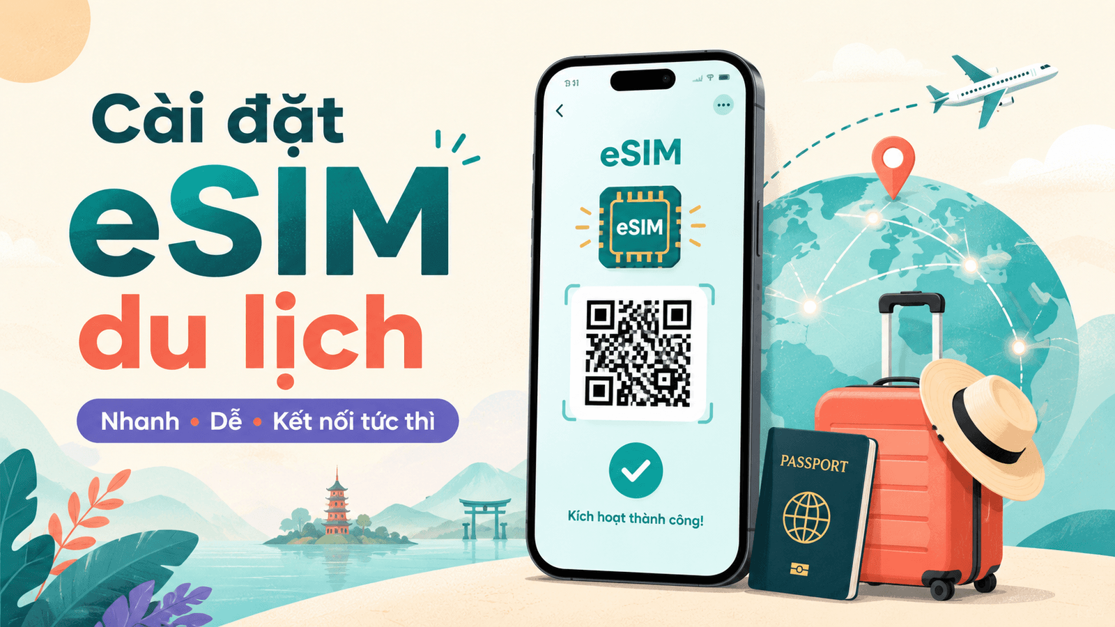 Hướng Dẫn Cài Đặt Và Sử Dụng eSIM Du Lịch Đơn Giản Và Hiệu Quả