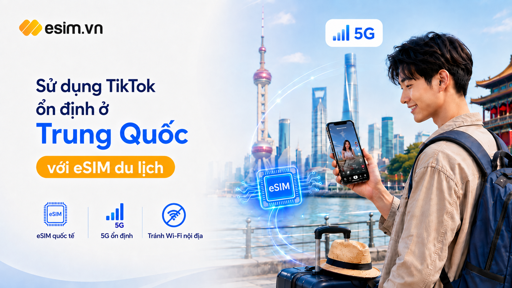 Mẹo dùng TikTok ổn định khi du lịch Trung Quốc